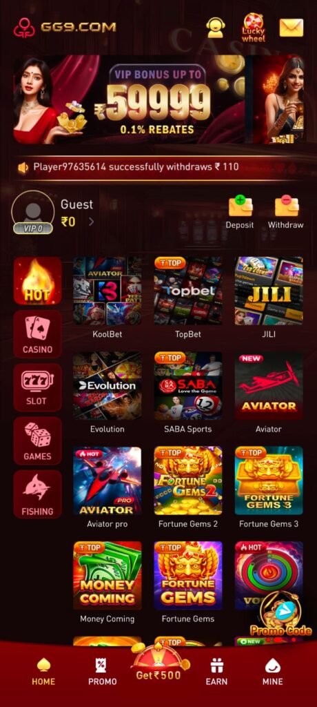gg9 App Casino